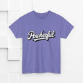 Unisex Heavy Cotton Tee - 'Powerful' Graphic Tee for Empowerment and Self-Expression - GULLYDESIGN