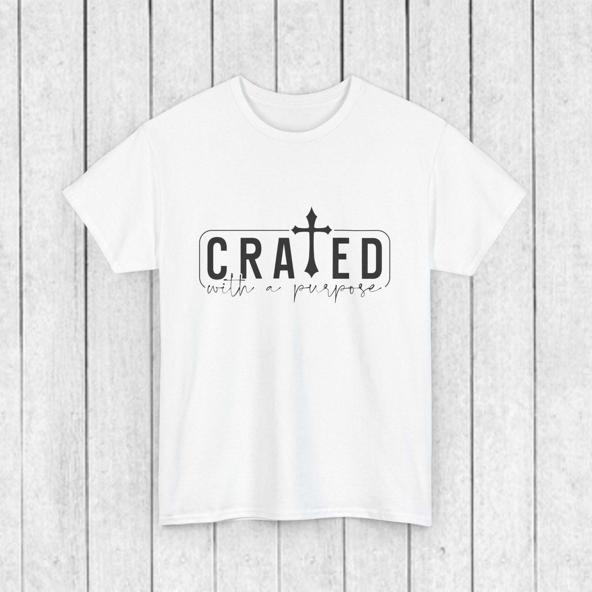 Unisex Heavy Cotton Tee - Grated with a Purpose Graphic Tee - GULLYDESIGN