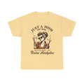 Just a Mom Heavy Cotton Tee - Funny Mom Shirt - GULLYDESIGN