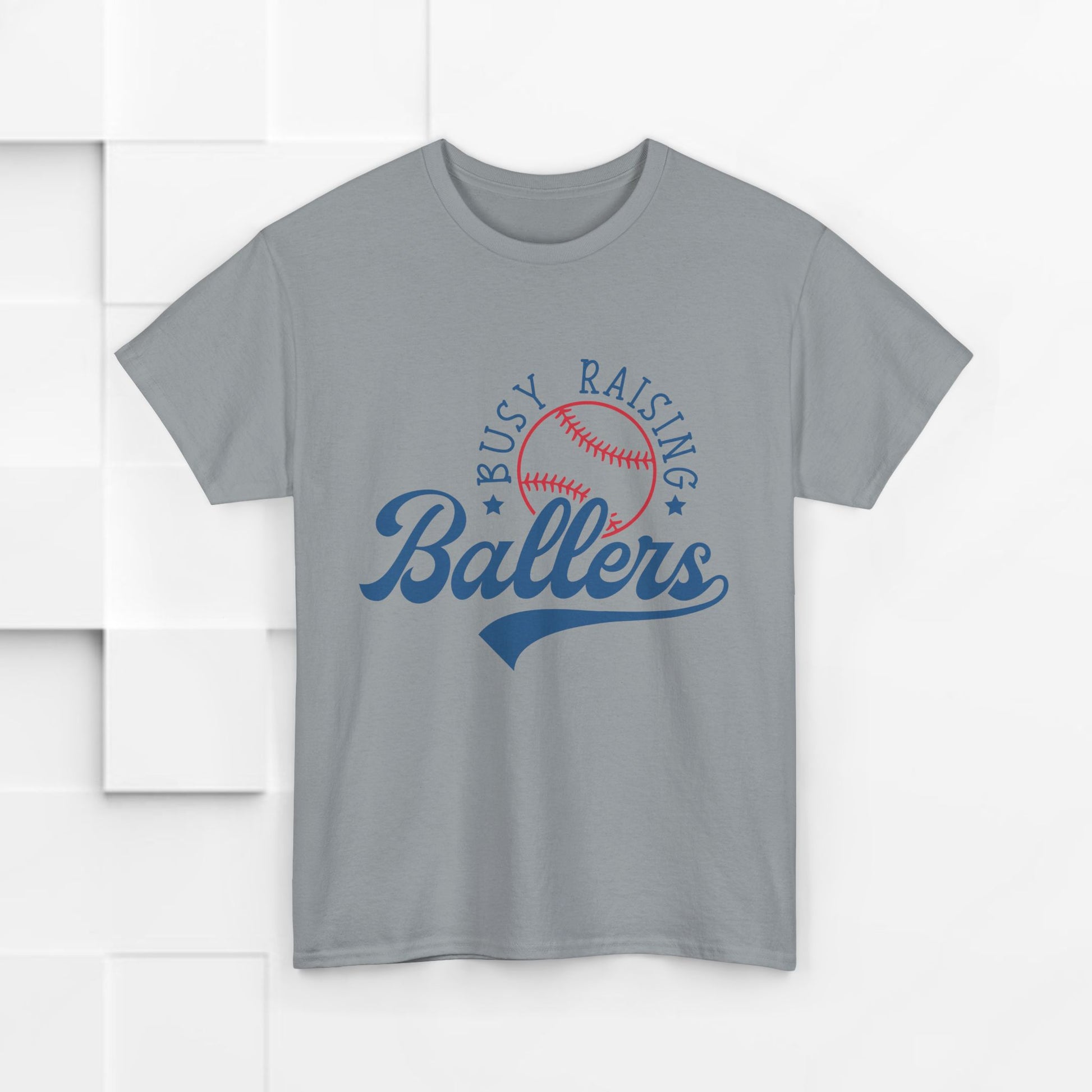 Busy Raising Ballers Unisex Heavy Cotton Tee - GULLYDESIGN