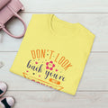 Inspirational Unisex Softstyle T-Shirt - 'Don't Look Back You're Not Going That Way' - Motivational Apparel for Everyday Wear - GULLYDESIGN