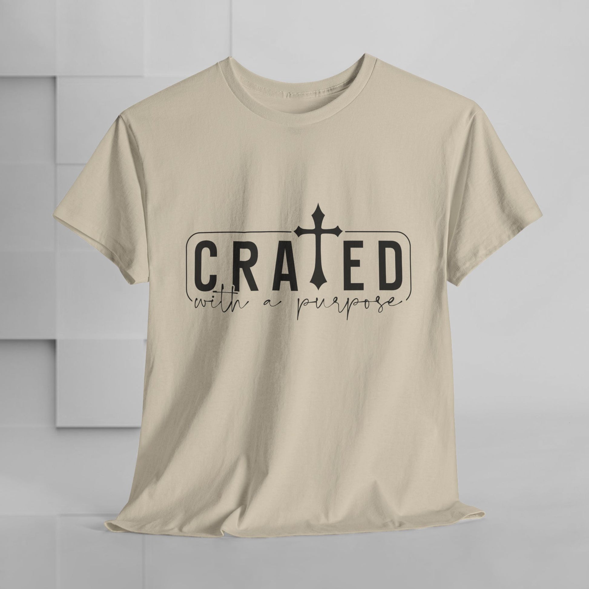Unisex Heavy Cotton Tee - Grated with a Purpose Graphic Tee - GULLYDESIGN