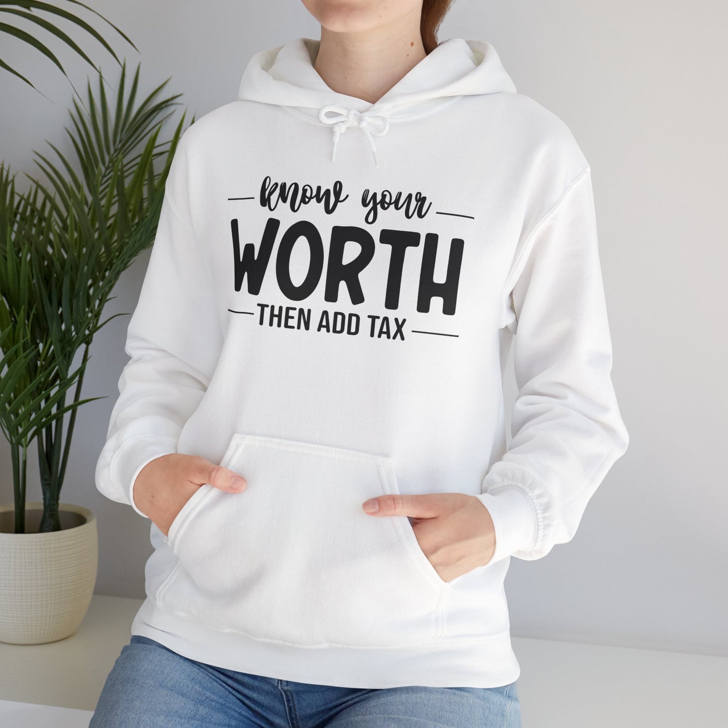 Know Your Worth Inspirational Hoodie