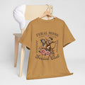 Feral Moms Social Club Tee - Unisex Heavy Cotton T-Shirt for Fun & Rebellious Moms - GULLYDESIGN