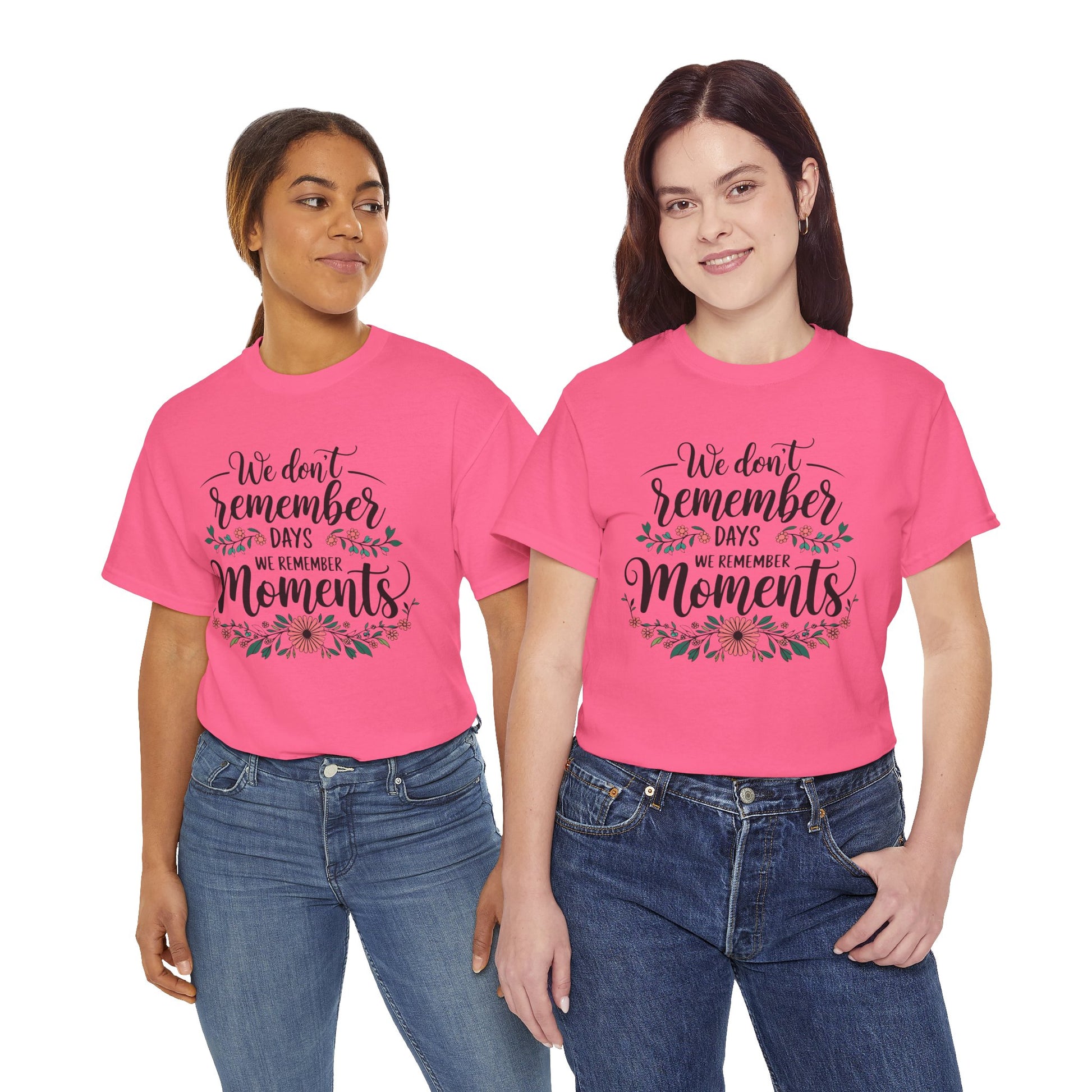 Moments Remembrance Unisex Heavy Cotton Tee - Inspirational Graphic Shirt - GULLYDESIGN