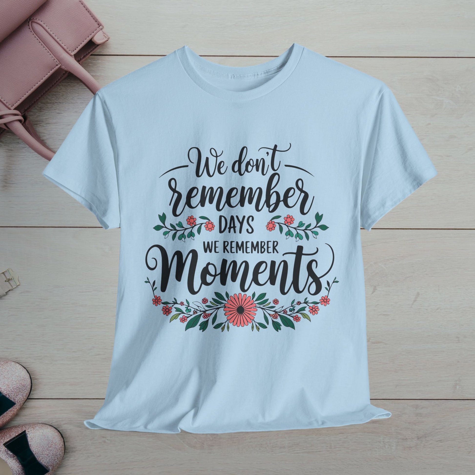 Moments Remembrance Unisex Heavy Cotton Tee - Inspirational Graphic Shirt - GULLYDESIGN