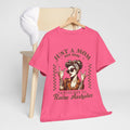 Just a Mom Unisex Heavy Cotton Tee - Funny Mom Shirt for Mother's Day - GULLYDESIGN