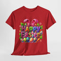 Happy Easter Unisex Heavy Cotton Tee - Fun & Festive Spring Shirt - GULLYDESIGN