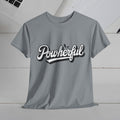 Unisex Heavy Cotton Tee - 'Powerful' Graphic Tee for Empowerment and Self-Expression - GULLYDESIGN