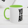 Inspirational Colorful Mug - Empowering Affirmations for Coffee Lovers - GULLYDESIGN