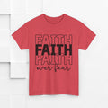 Faith Over Fear Unisex Heavy Cotton Tee - Inspirational T-Shirt - GULLYDESIGN