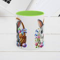 Cute Easter Bunny Mug - Colorful Ceramic Coffee Cup for Spring Celebrations - GULLYDESIGN