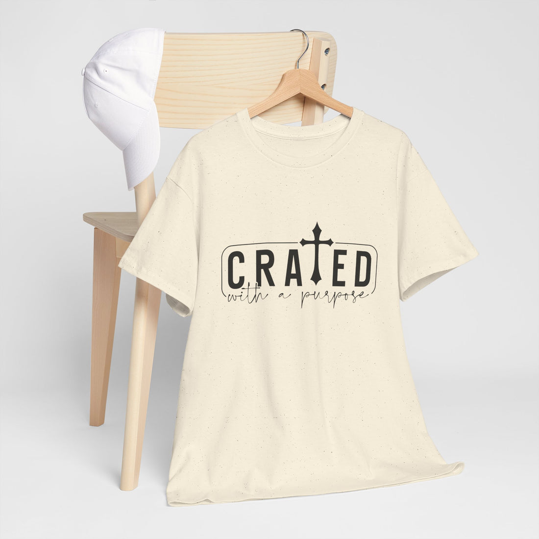 Unisex Heavy Cotton Tee - Grated with a Purpose Graphic Tee - GULLYDESIGN