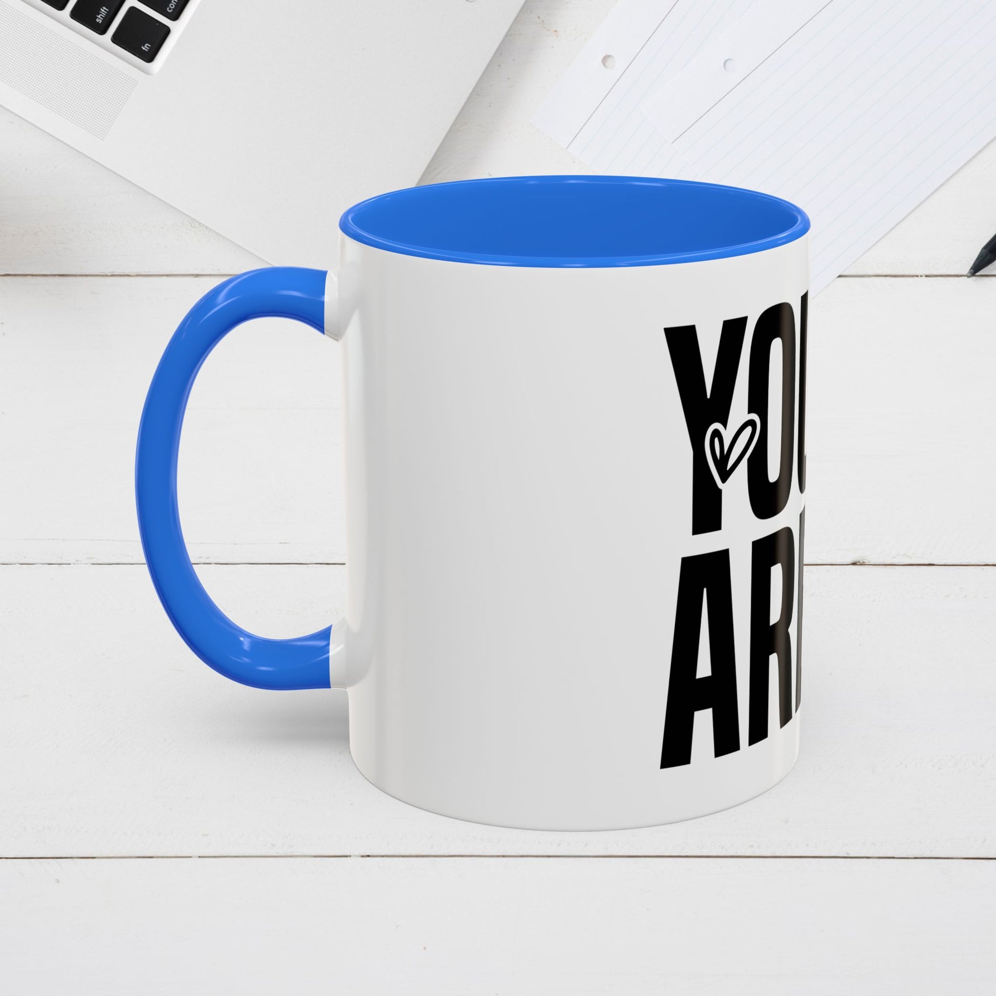 Inspirational Colorful Mug - Empowering Affirmations for Coffee Lovers - GULLYDESIGN