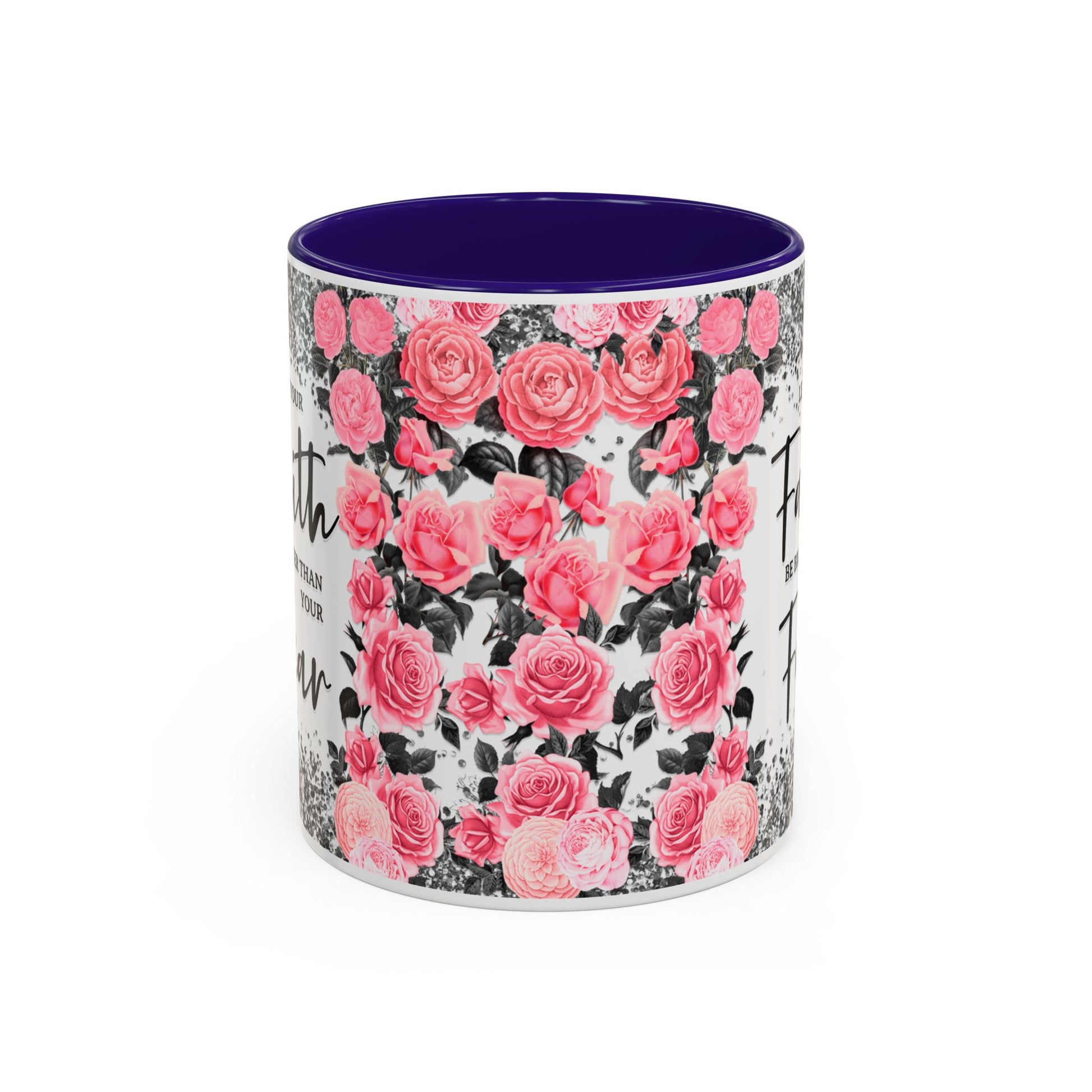 Colorful Floral Faith Mugs - Inspirational Coffee Cups for Home & Gifts - GULLYDESIGN