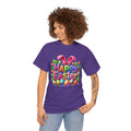 Happy Easter Unisex Heavy Cotton Tee - Fun & Festive Spring Shirt - GULLYDESIGN