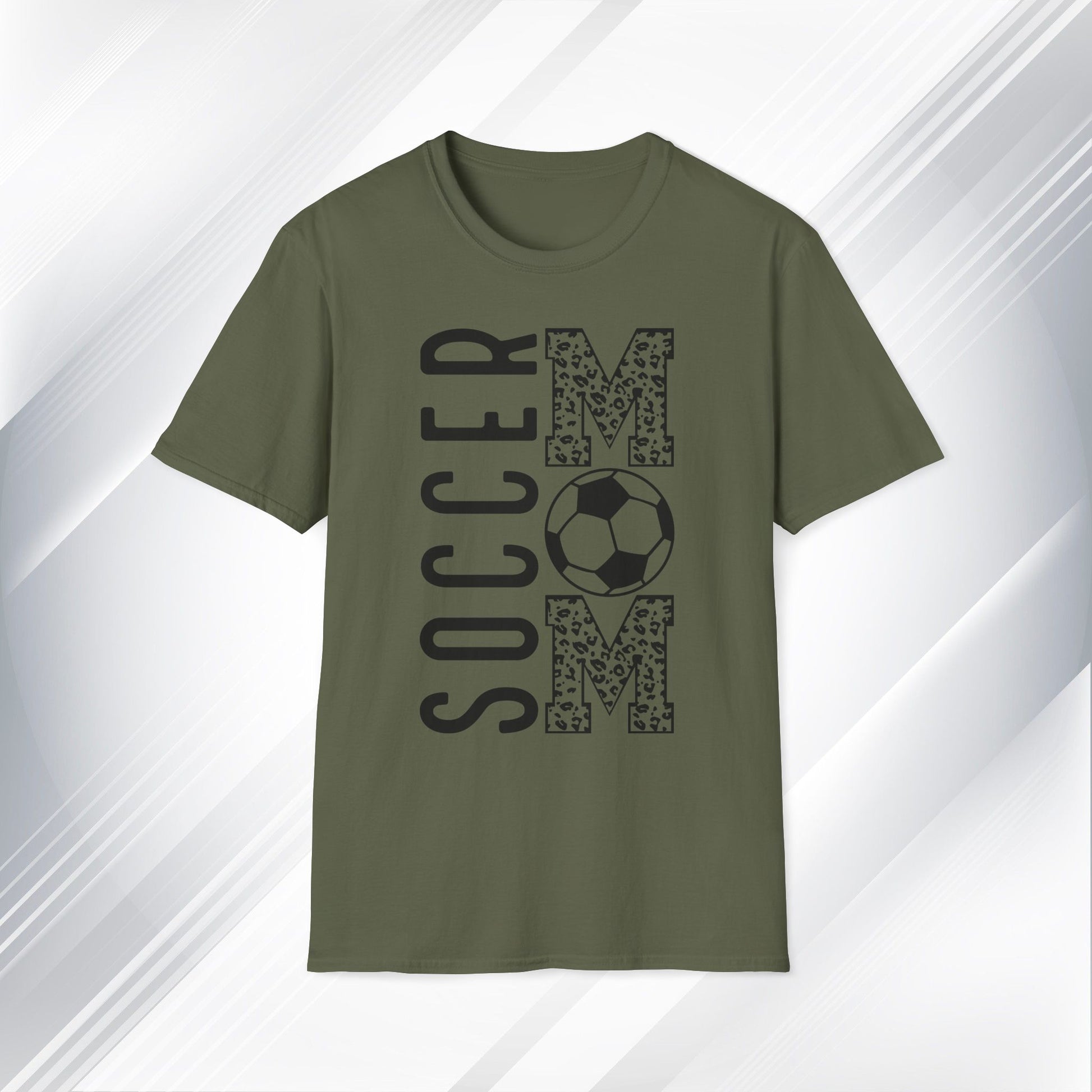 Soccer Mom Unisex Softstyle T-Shirt - Perfect Gift for Sporty Moms - GULLYDESIGN
