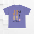 Personalized Unisex Heavy Cotton Tee - Custom Name & Age Design - GULLYDESIGN