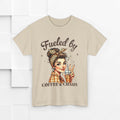 Fueled by Coffee & Chaos Unisex Tee - Fun Graphic Shirt for Coffee Lovers - GULLYDESIGN
