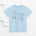 Inspirational Mom Heavy Cotton Tee - Strong, Brave, Kind, Beautiful Design - GULLYDESIGN