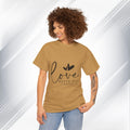 Love Never Fails Unisex Heavy Cotton Tee - Inspirational Christian T-Shirt - GULLYDESIGN