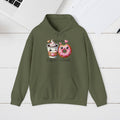 Cute Coffee & Donut Hoodie - You're the Coffee to My Donut Sweatshirt - GULLYDESIGN