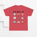 God Says I Am Unisex Heavy Cotton Tee - Inspirational Graphic T-Shirt - GULLYDESIGN