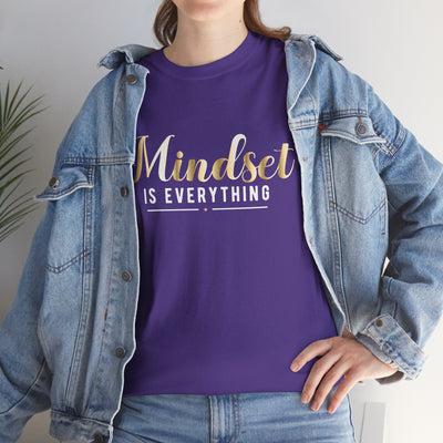 Mindset Unisex Heavy Cotton Tee - Inspirational T-Shirt for Positive Thinking