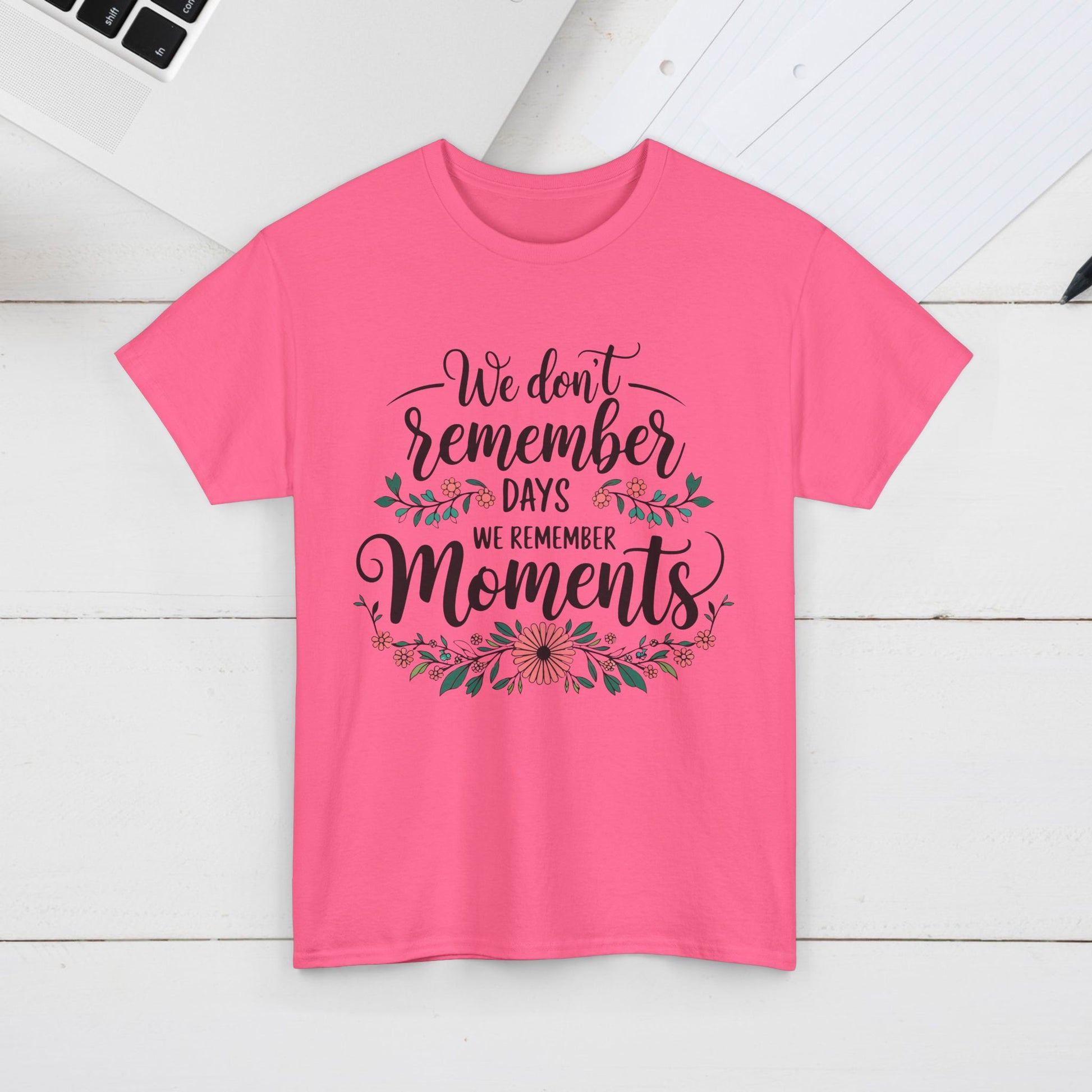 Moments Remembrance Unisex Heavy Cotton Tee - Inspirational Graphic Shirt - GULLYDESIGN