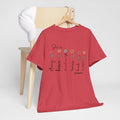Inspirational Mom Heavy Cotton Tee - Strong, Brave, Kind, Beautiful Design - GULLYDESIGN