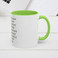 Inspirational Colorful Mug - Empowering Affirmations for Coffee Lovers - GULLYDESIGN