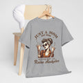 Just a Mom Heavy Cotton Tee - Funny Mom Shirt - GULLYDESIGN