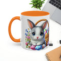 Cute Easter Bunny Mug - Colorful Ceramic Coffee Cup for Spring Celebrations - GULLYDESIGN