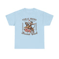 Feral Moms Social Club Tee - Unisex Heavy Cotton T-Shirt for Fun & Rebellious Moms - GULLYDESIGN