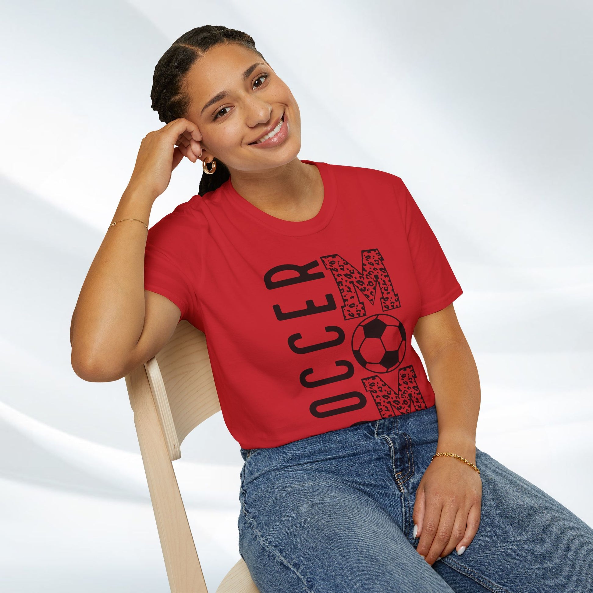 Soccer Mom Unisex Softstyle T-Shirt - Perfect Gift for Sporty Moms - GULLYDESIGN