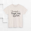 Stronger Than The Storm Unisex Heavy Cotton Tee - GULLYDESIGN