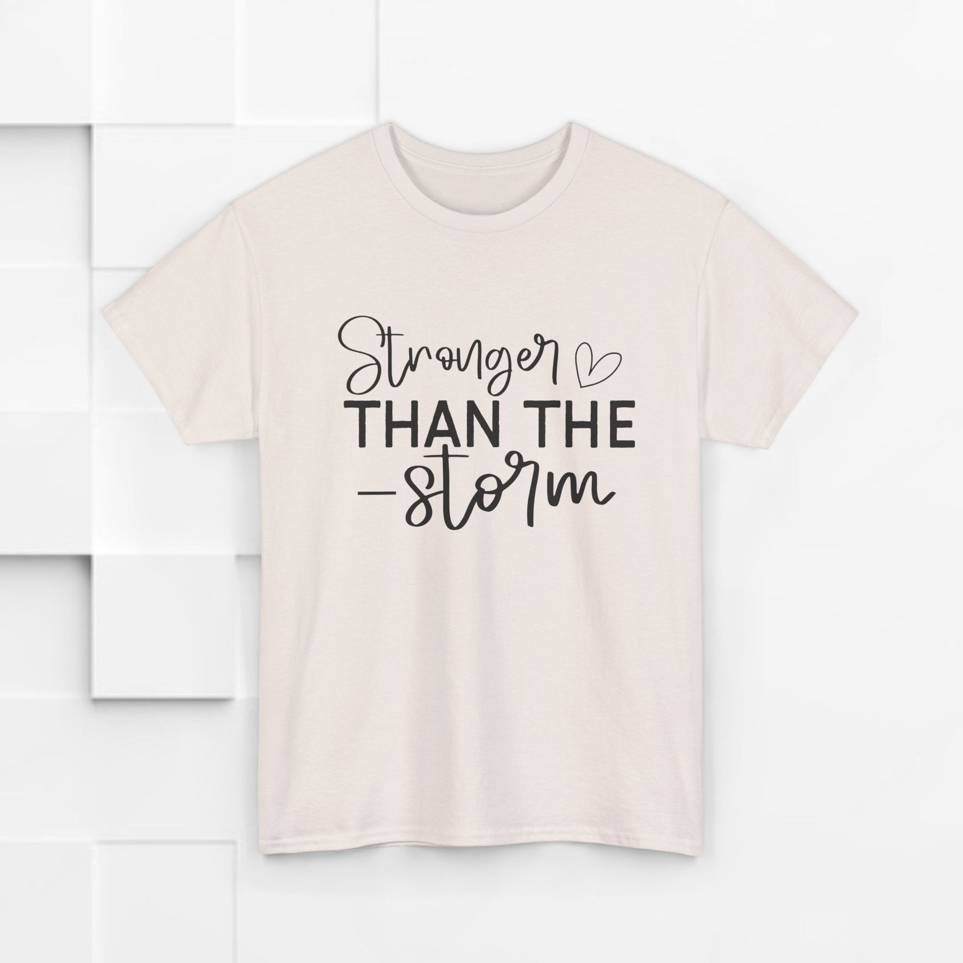 Stronger Than The Storm Unisex Heavy Cotton Tee - GULLYDESIGN