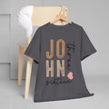 Personalized Unisex Heavy Cotton Tee - Custom Name & Age Design - GULLYDESIGN