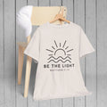 Inspirational Unisex Heavy Cotton Tee - 'Be The Light' Matthew 5:14 - GULLYDESIGN
