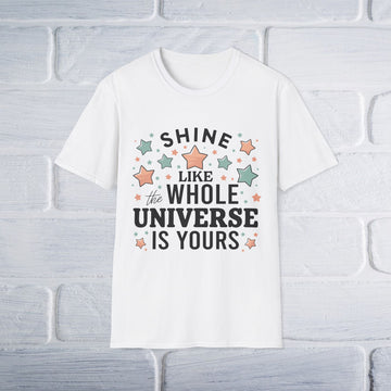 Shine Like The Universe T-Shirt - Unisex - GULLYDESIGN