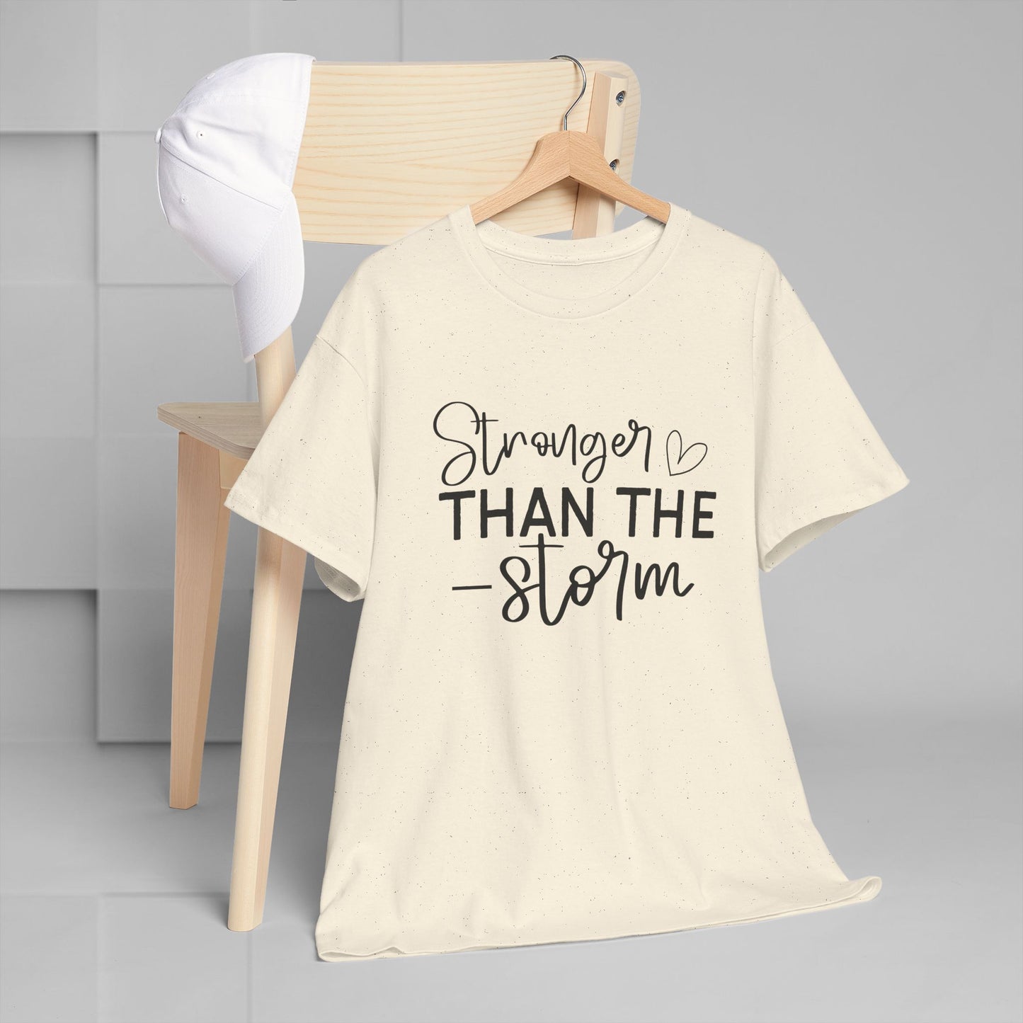 Stronger Than The Storm Unisex Heavy Cotton Tee