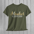 Mindset Unisex Heavy Cotton Tee - Inspirational T-Shirt for Positive Thinking - GULLYDESIGN