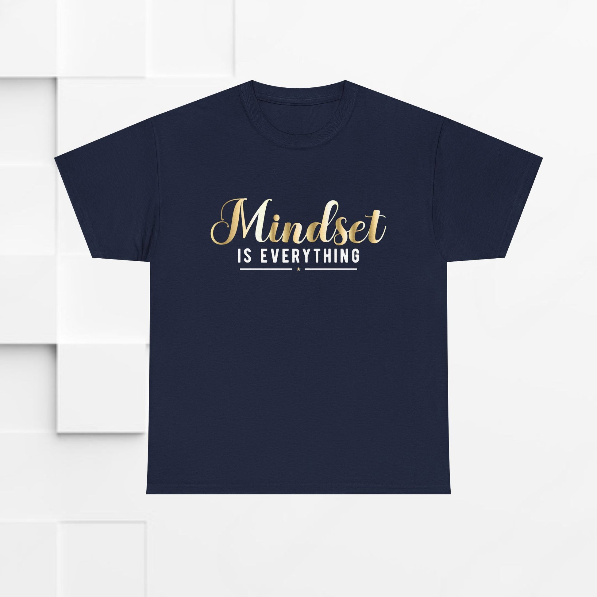Mindset Unisex Heavy Cotton Tee - Inspirational T-Shirt for Positive Thinking - GULLYDESIGN