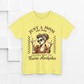 Just a Mom Unisex Heavy Cotton Tee - Funny Mom Shirt for Mother's Day - GULLYDESIGN