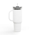 Inspirational Insulated Travel Mug - 40oz Adventure Companion - GULLYDESIGN