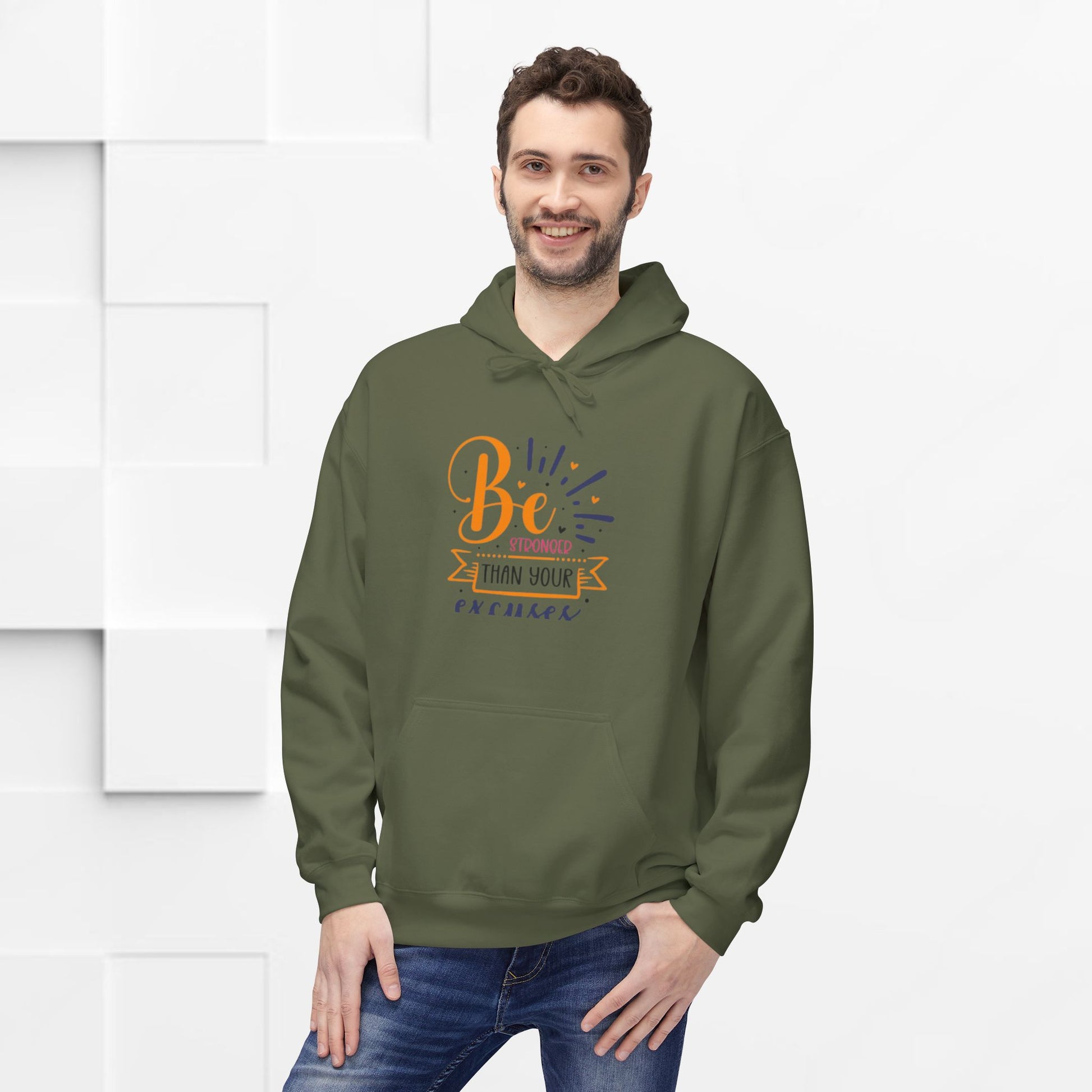 Be Brighter Than Your Excuses Unisex Hoodie - GULLYDESIGN