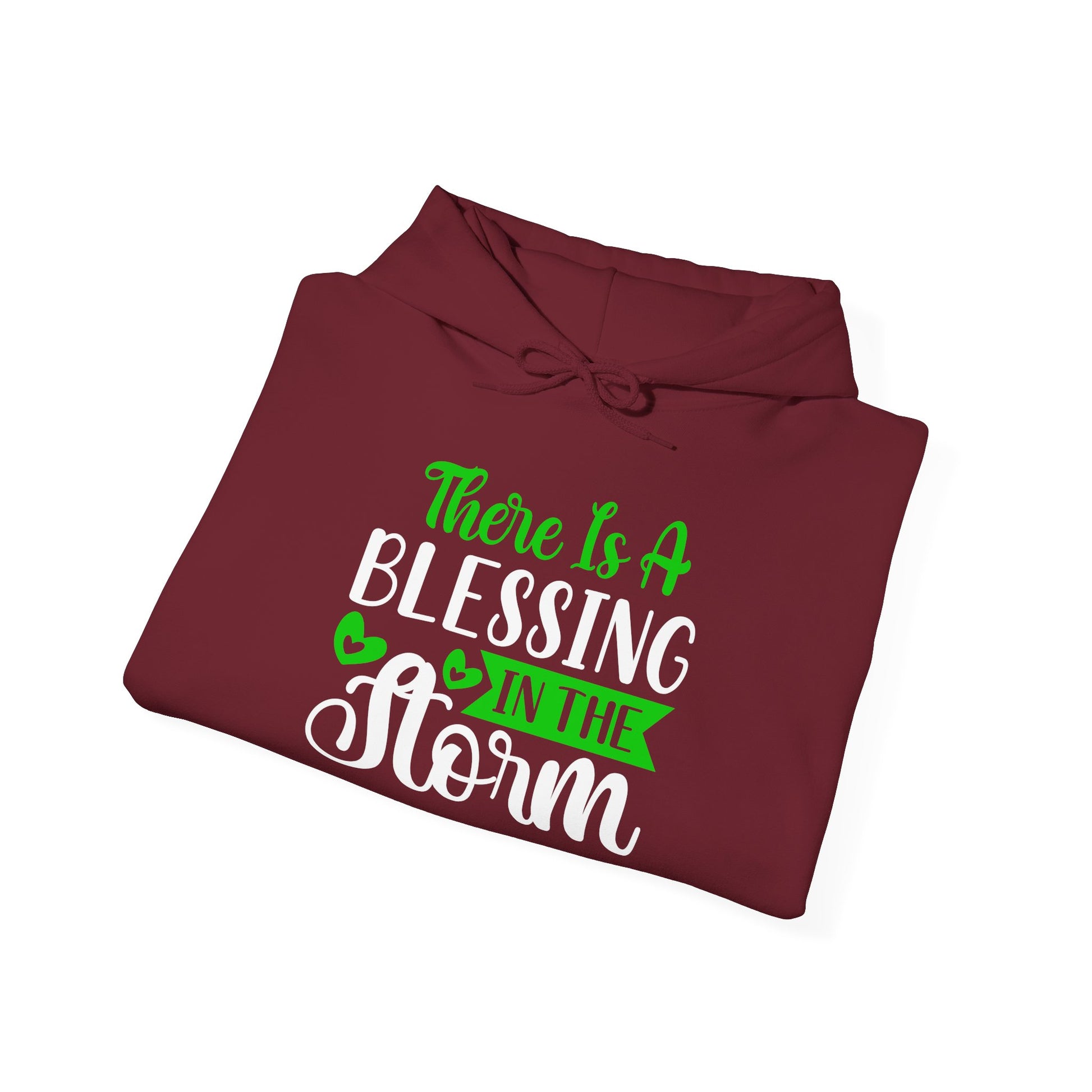 Blessing in the Storm Hoodie | Unisex Heavy Blend Sweatshirt for Comfort and Style - GULLYDESIGN