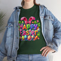 Happy Easter Unisex Heavy Cotton Tee - Fun & Festive Spring Shirt - GULLYDESIGN