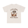 Just a Mom Heavy Cotton Tee - Funny Mom Shirt - GULLYDESIGN