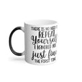 Inspirational Color Morphing Mug - 11oz Motivational Coffee Cup for Self-Love - GULLYDESIGN